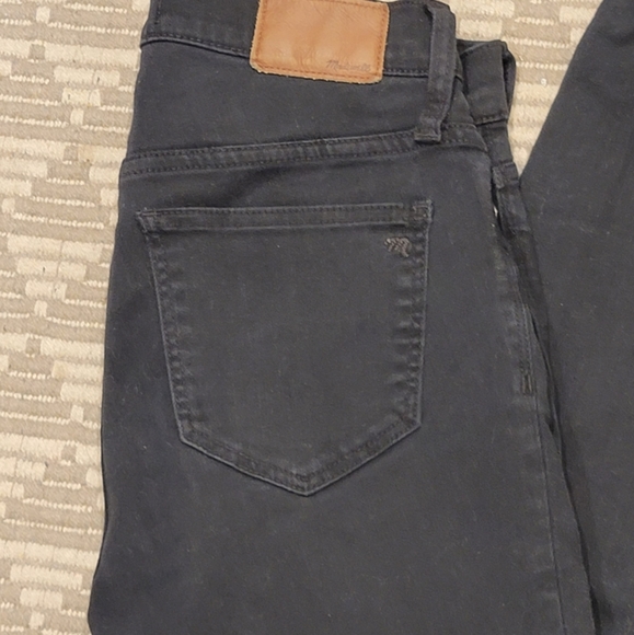 Madewell 9" High Rise Skinny Jeans 27 Black - Picture 2 of 7